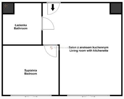 Przestronne dwupokojowe mieszkanie Zakrzówek