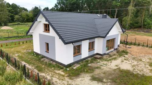 Nowy dom 180 m z garażem, pompą ciepła i działką 1106 m