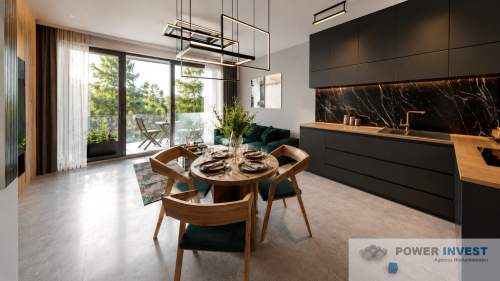 Loggia Salon od południa Kameralne Zieleń wokół