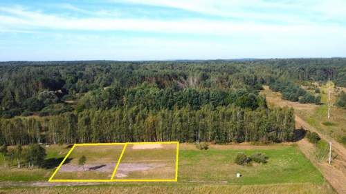 Działka budowlana przy lesie, Trzemosna