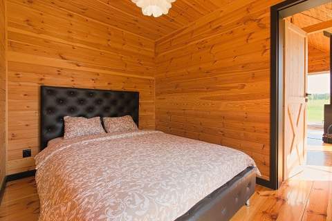 Dwa domki nad jeziorem, sauna, bania, basen, staw
