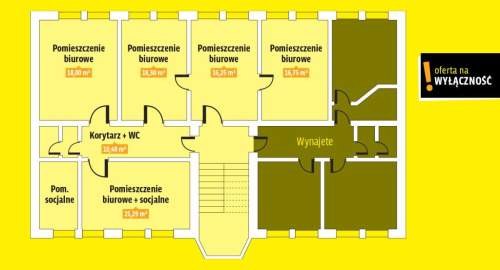 Lokale usługowo-biurowe 105 m Centrum Kielc