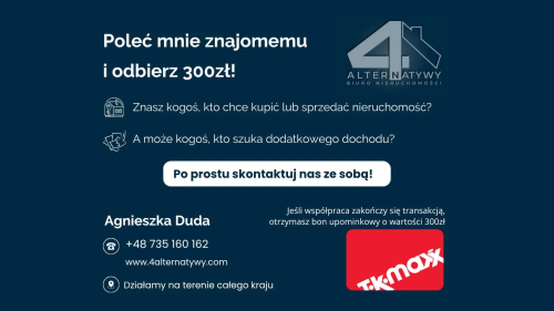 Mieszkanie idealne dla singla 26m2 TRYNEK