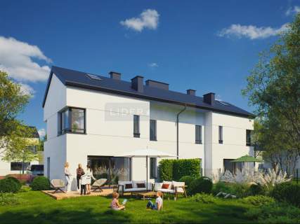 Nowoczesny bliźniak 123 m z dużą działką