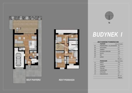 Osiedle budynków / 2 rodzaje zabudowy / Łańcut