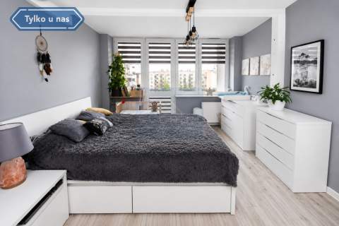 Tysiąclecie 3 pokoje - duży balkon 