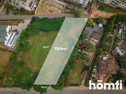Działka Wrzosy ulica Warzywna 1169 m2