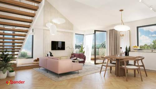 Przestronny apartament z tarasem Gdańsk