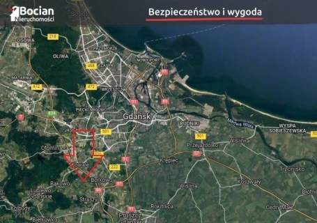 Płaska działka budowlana, Jankowo Gdańskie