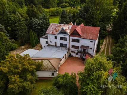 Dom i zabudowania na 1,19 ha działce ok. Olsztyna