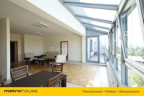 Apartament przy Metro Wilanowska panorama miasta