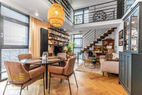 Nowoczesny apartament z antresolą, Nałęczowska