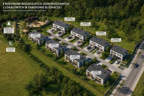 Wawer, Zerzeń, teren z MPZP, 16 segmentów