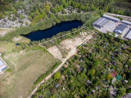 3 działki budowlane Olsztyn 1,1 ha, linia brzegowa