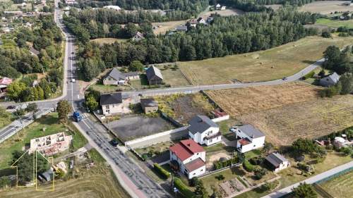 Działka inwestycyjna - USŁUGOWA bezpośrednio przy drodze głównej