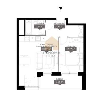 2-pokojowe nad rzeką Smart Home
