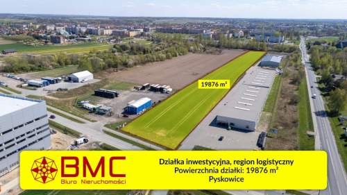 Działka inwestycyjna Pyskowice, region logistyczny