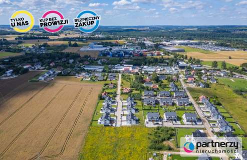 Bliżniak w Tuchomiu, ul. Topolowa, duża działka 50
