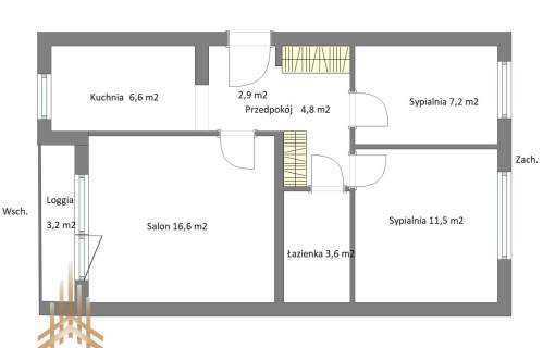 Słoneczne 3 pokoje z balkonem na Bródnie