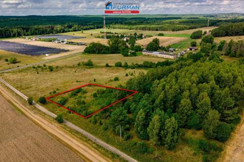 Działka budowlana 3000m2, ANielin gm. Okonek