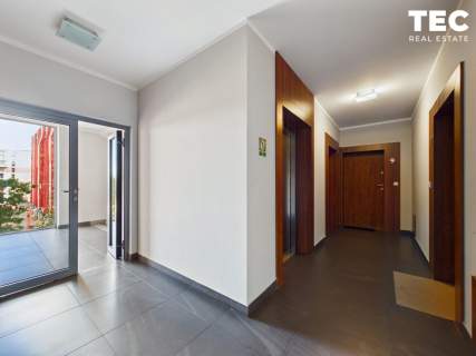 Francuska Park z miejscem duży balkon