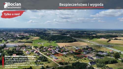 Kompleks uzbrojonych działek Dobry dojazd Szemud 