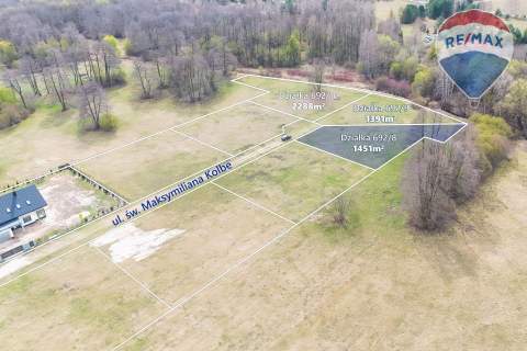 Działka budowlana 1451m2 z WZ, gm. Jaktorów