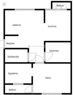 Przestronne mieszkanie w ścisłym centrum.