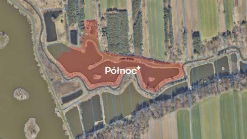 Staw rybny 2,74 ha   Małochwiej Duży