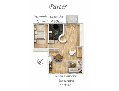Ikona nowoczesnego designu apartament premium