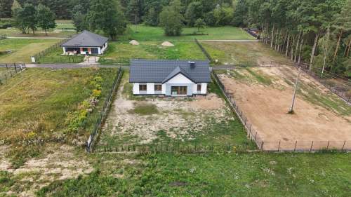 Nowy dom 180 m z garażem, pompą ciepła i działką 1106 m