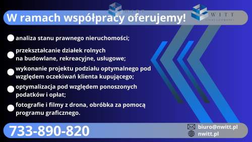 Tanie działki rolne- 30 000 zł/ha