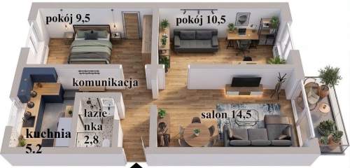 Zgrabne 3 pokoje do negocjacji