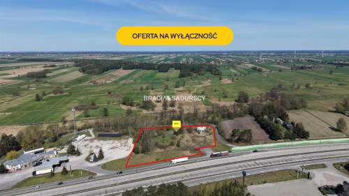Teren inwestycyjny zjazd z S8 9 459 m