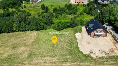 6 arów budowlanej, piękna panorama, Mogilany