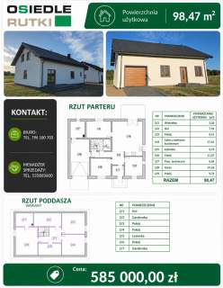 Domy od 52 do 152m2 - różny przedział cenowy