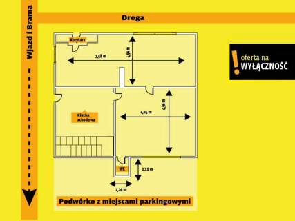 Na wynajem lokal w Pacanowie/ po remoncie/parking