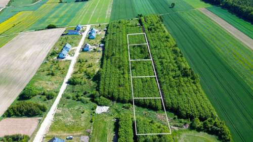 Działka w Darzlubiu 6km od Pucka media WZ 1040 m2