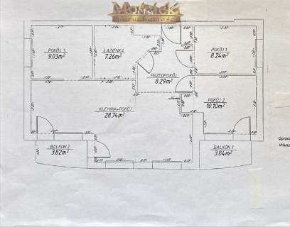 4 pokoje 71,66 m 2 balkony Metro Natolin