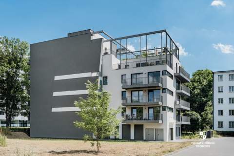 3-pokojowy apartament z tarasami przy Wiśle i ICE