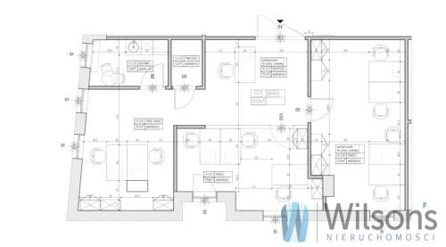 Umeblowane biuro 80m2 10osób Wola, ONZ