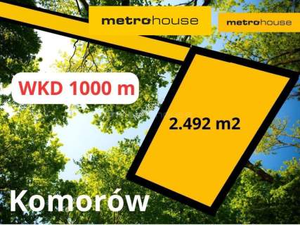 Komorów 2492 m MPZP 1 km do WKD