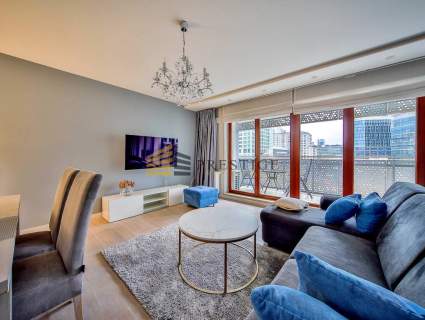 Oxygen residence Browary Warszawskie Widok na City
