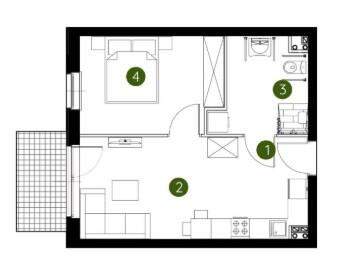 Mieszkanie na Prądniku Białym 40m2 582 tys.