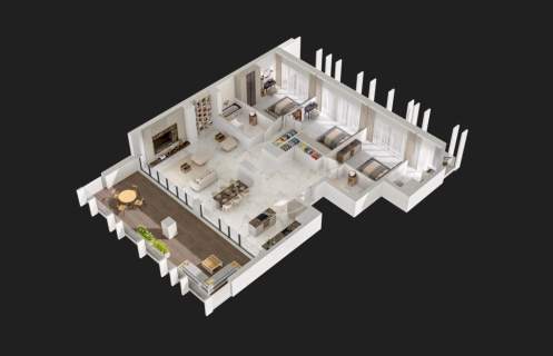 Apartament 4 pokoje 143,92 m Taras 46 m 
