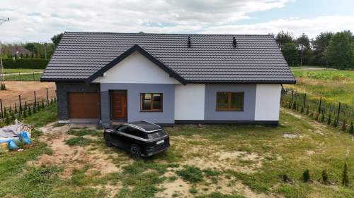 Nowy dom 180 m z garażem, pompą ciepła i działką 1106 m
