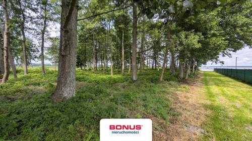 Działka budowlano-usługowa z linią brzegową