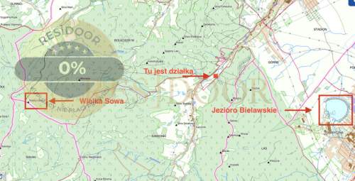 Działka inwestycyjna Góry Sowie - Pieszyce
