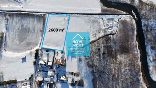 Somonino, działka 2600 m , MPZP, media, jeziora