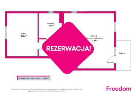 2 pokoje 58 m garaż i piwnica w cenie